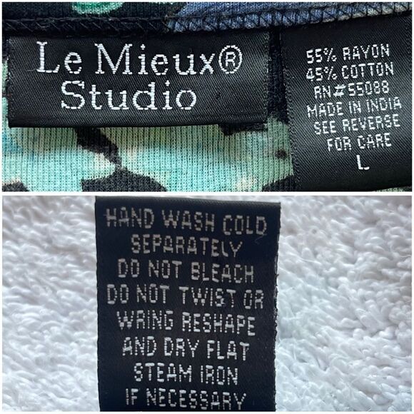 Y2K Floral Sequin Beaded V-Neck Top SZ L Boho Glam Fairycore Whimsygoth Cottage - Picture 5 of 7